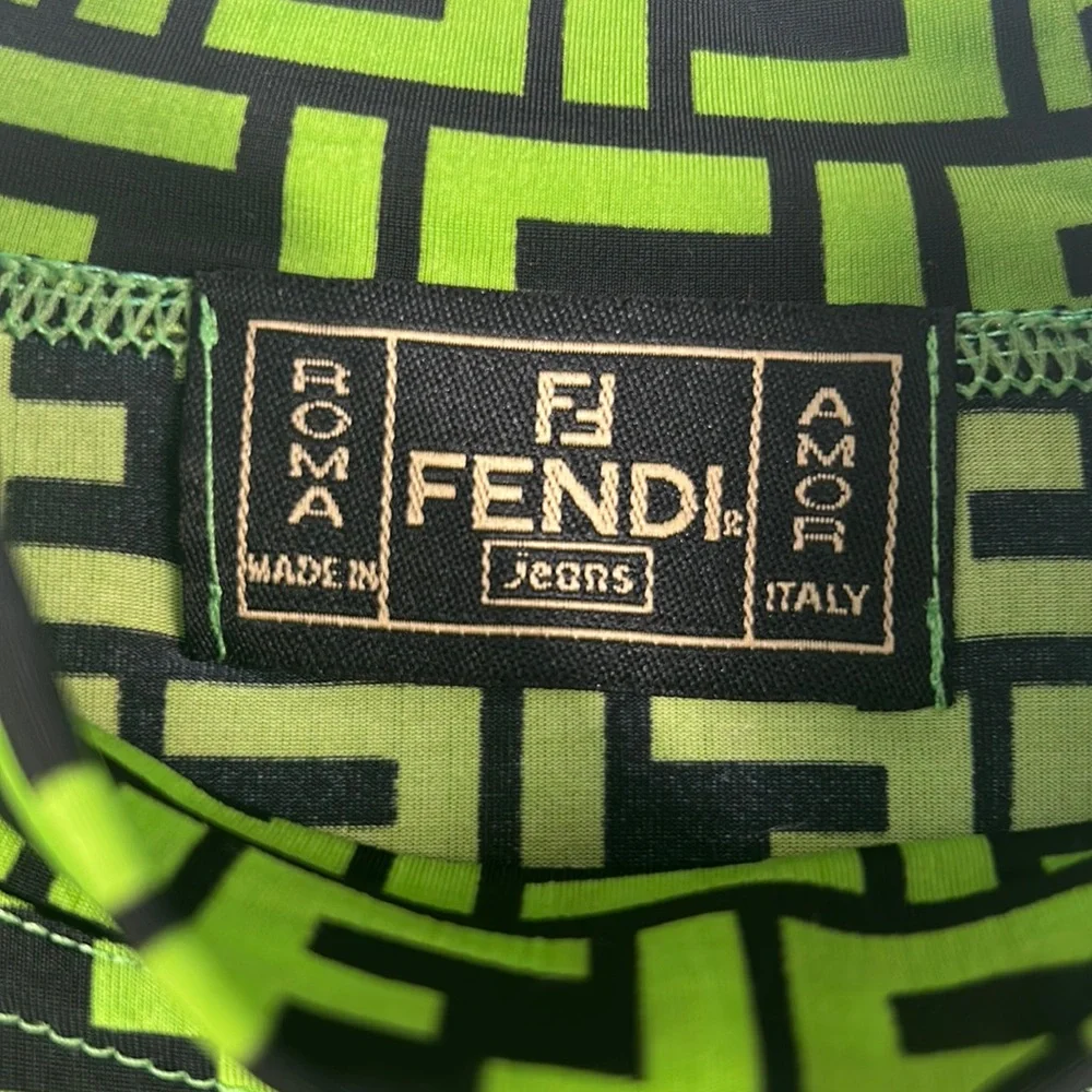 RARE Vintage Fendi Zucca logo top - Picture 2 of 9